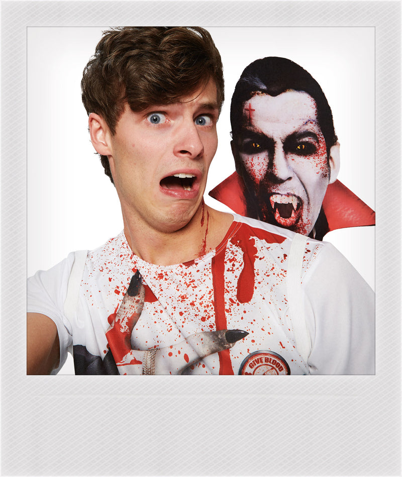 Vampire Selfie Shocker Costume Adult Mens -2