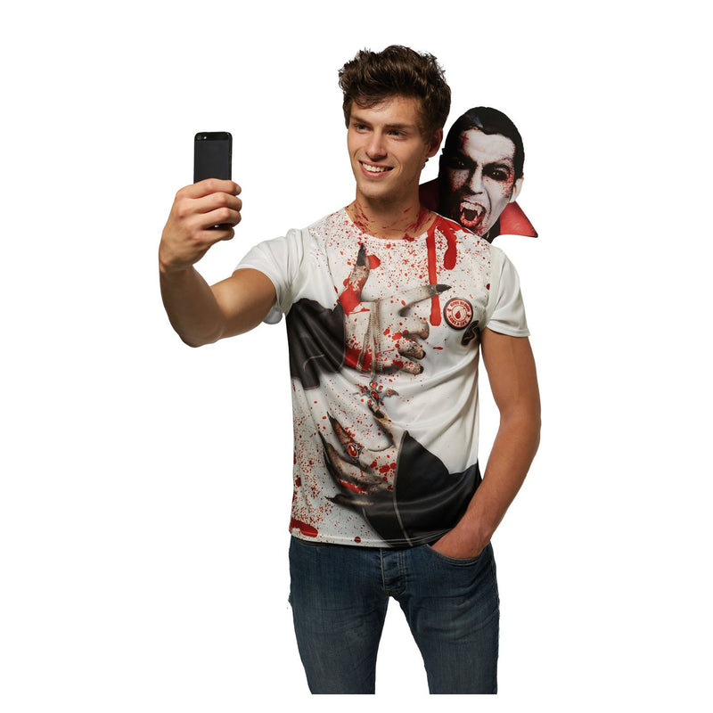 Vampire Selfie Shocker Costume Adult Mens -1