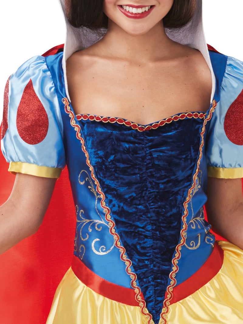 Snow White Deluxe Costume Womens Yellow