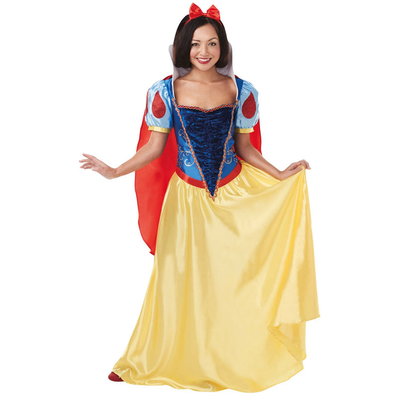 Snow White Deluxe Costume Womens Yellow