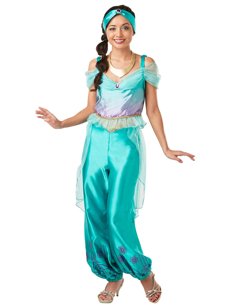 Jasmine Deluxe Costume Adult Womens Green