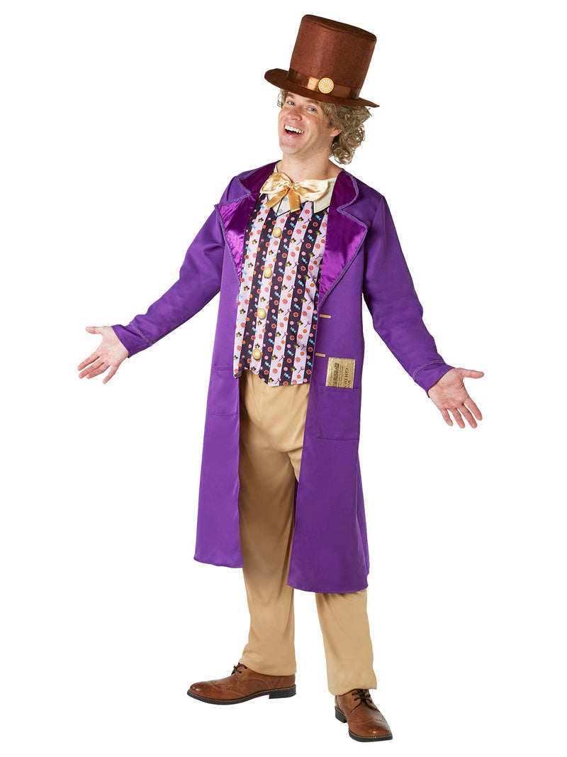 Willy Wonka Deluxe Costume Adult Mens -2