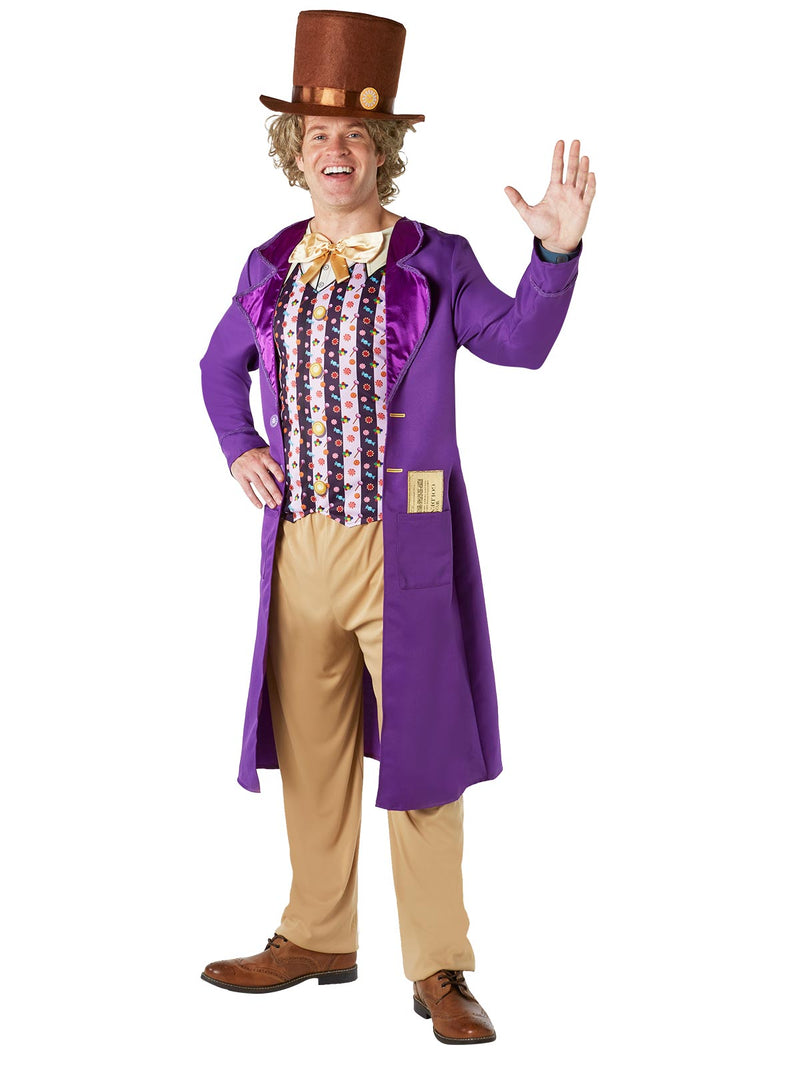 Willy Wonka Deluxe Costume Adult Mens -3