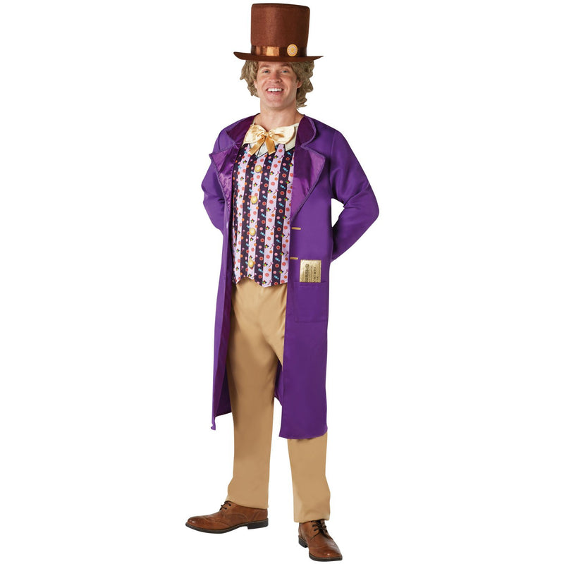 Willy Wonka Deluxe Costume Adult Mens -1