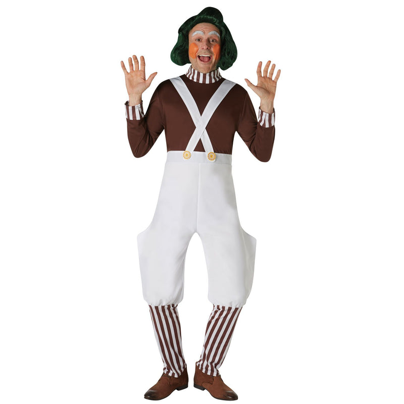 Oompa Loompa Deluxe Costume Adult Unisex Brown