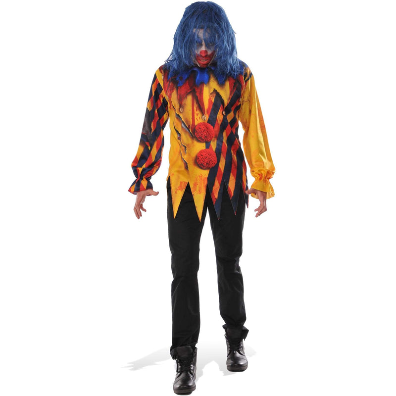 Killer Clown Costume Adult Mens -1