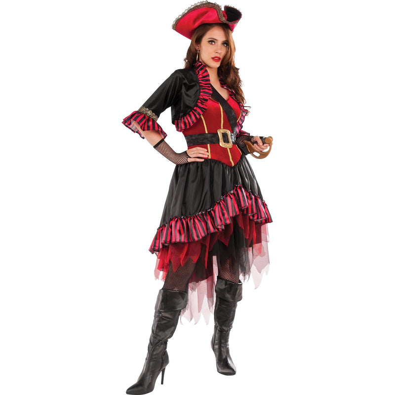 Lady Buccaneer Pirate Costume Adult Womens -1