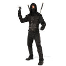 Dark Ninja Costume Adult Mens -1