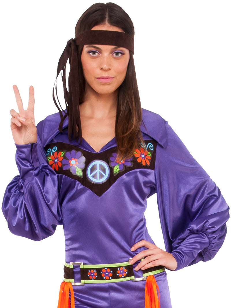 70's Babe Hippie Costume Adult Womens -2