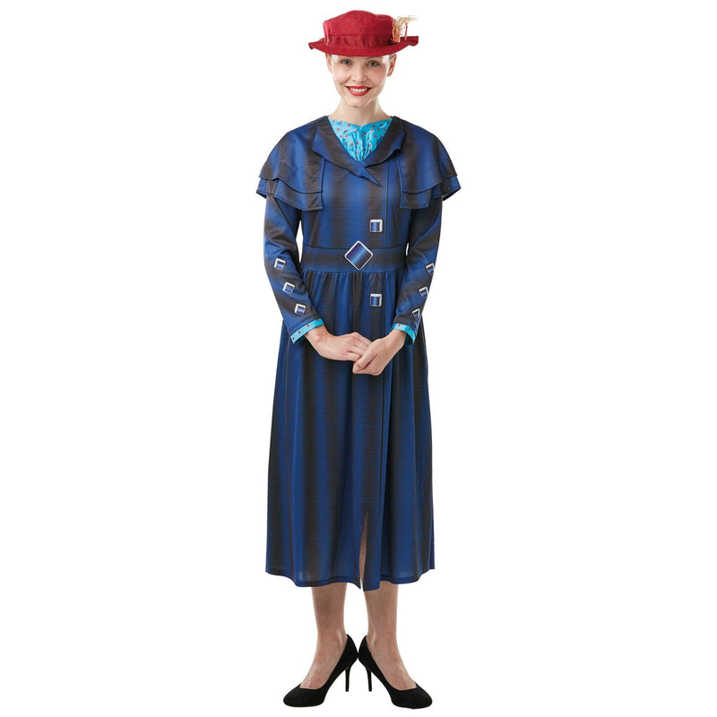 Mary Poppins Returns Deluxe Costume Adult Womens Blue