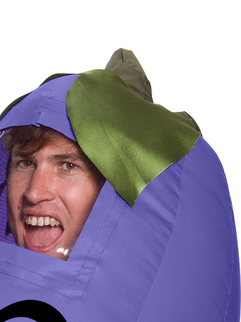Eggplant Inflatable Costume Adult Unisex -2