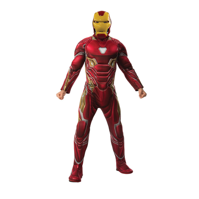 Iron Man Deluxe Infinity War Costume Mens Red