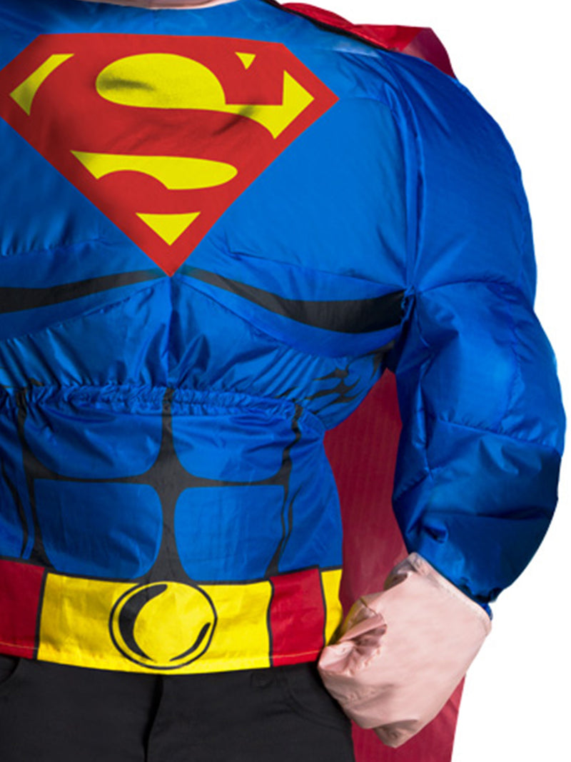 Superman Inflatable Costume Top Adult Mens -3