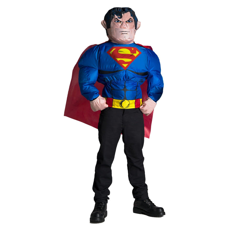 Superman Inflatable Costume Top Adult Mens -1