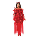 Red Devil Costume Adult Womens -1