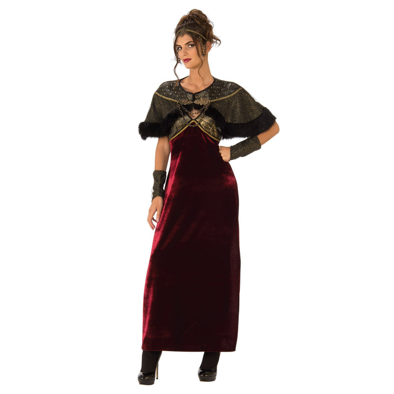 Medieval Lady Costume Adult Womens Red