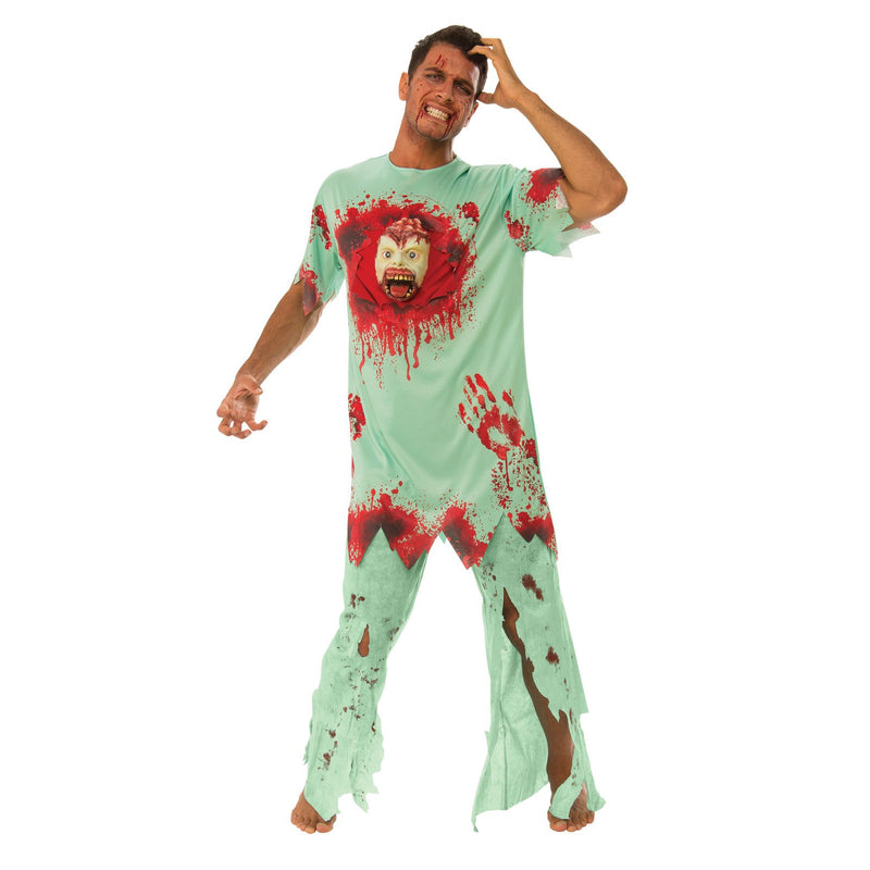 Crazy Patient Costume Adult Mens -1