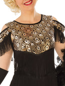 Gold Flapper Costume Adult Womens