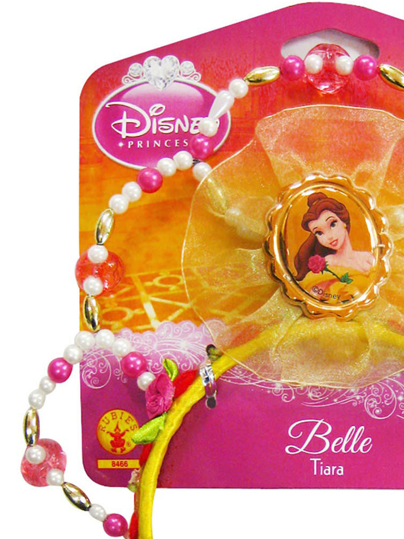 Belle Beaded Tiara Girls Yellow -2