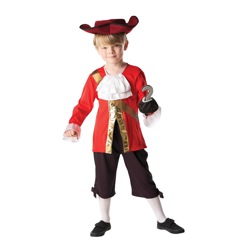 Captain Hook Child Costume Boys Red -1