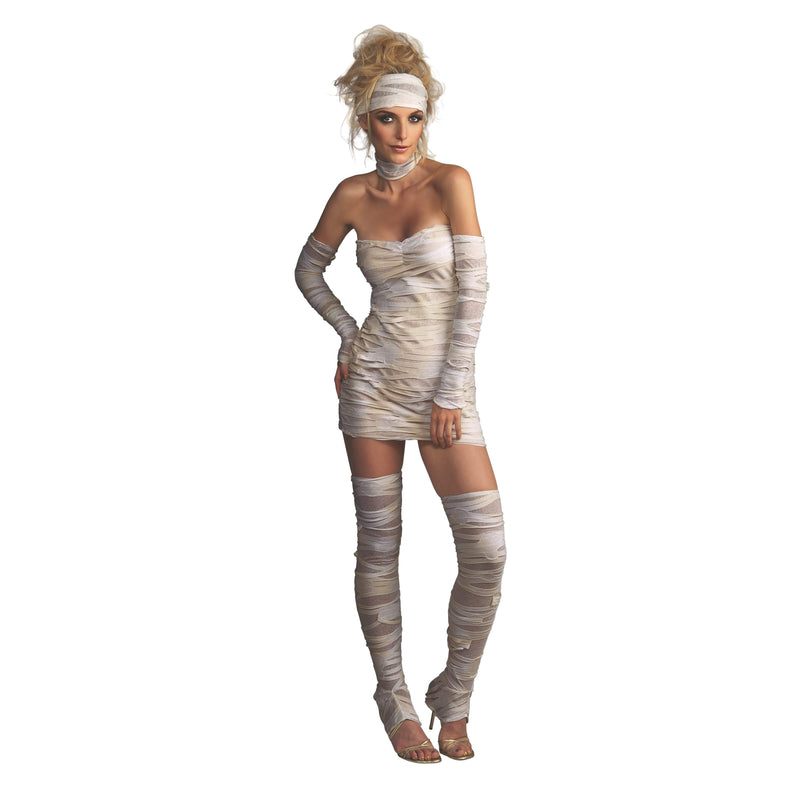 Mummy Classic Costume Adult Womens White -1