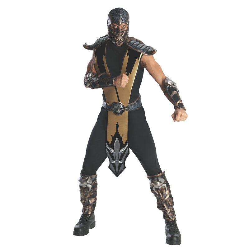 Scorpion Costume Adult Mens Gold -1