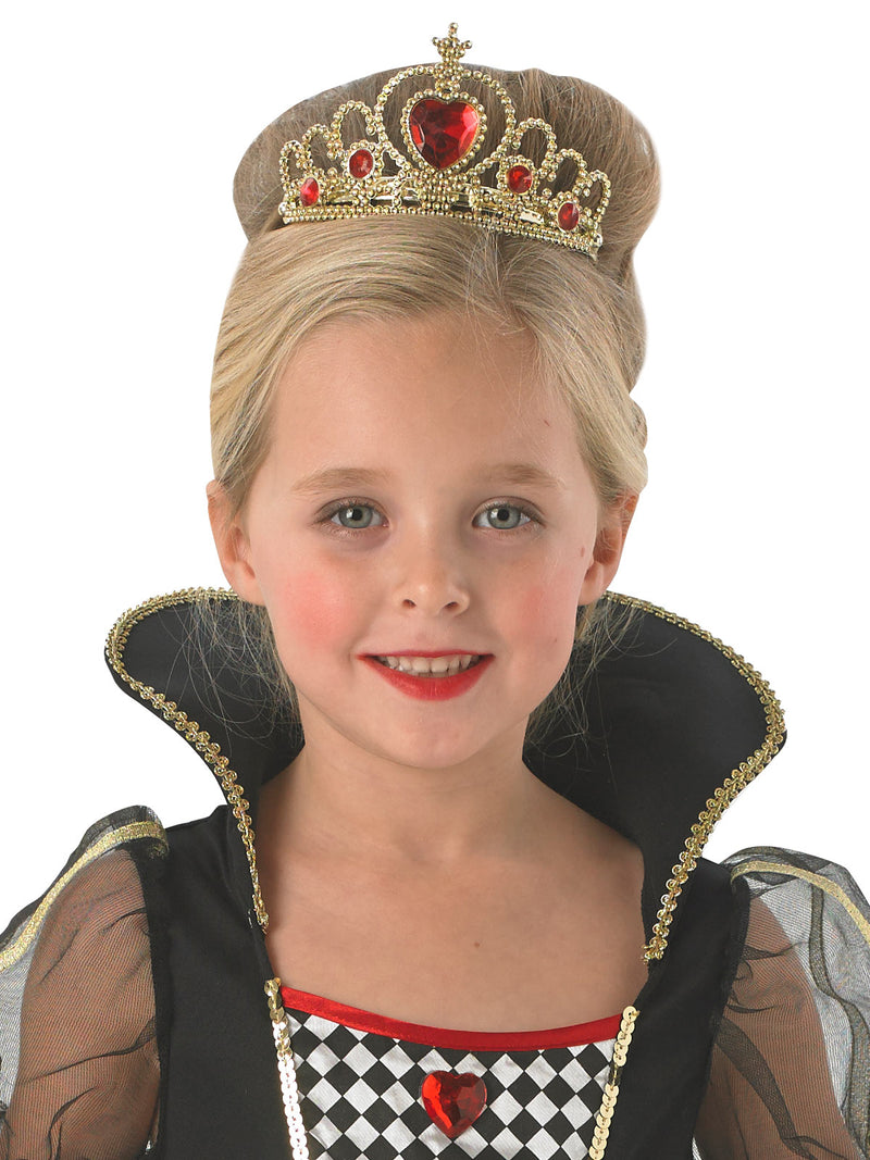 Queen Of Hearts Costume Child Girls Red