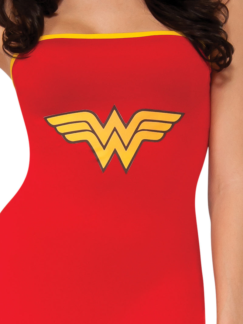 Wonder Woman Tube Dress Womens Red -2