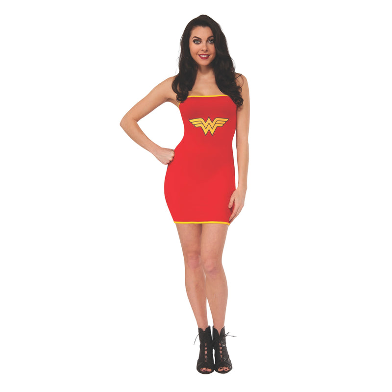 Wonder Woman Tube Dress Womens Red -4