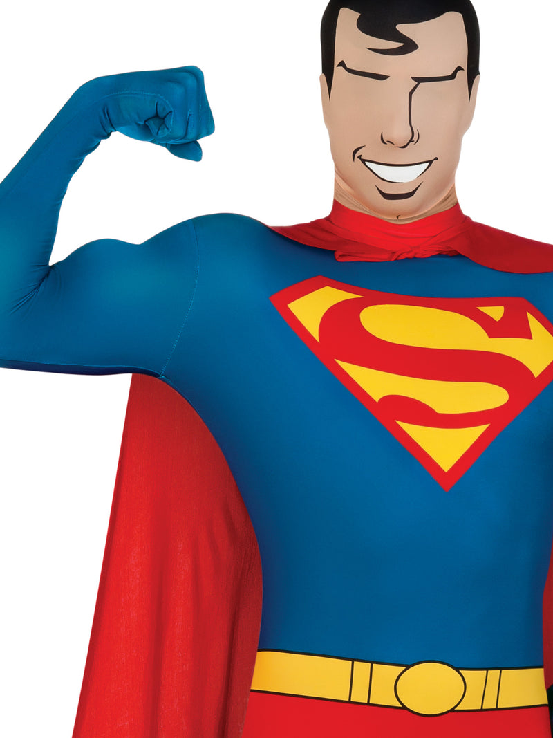 Superman 2nd Skin Suit Mens Blue -2