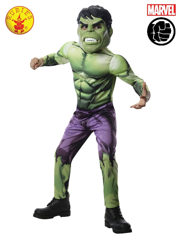 Hulk Deluxe Costume Child Boys Green