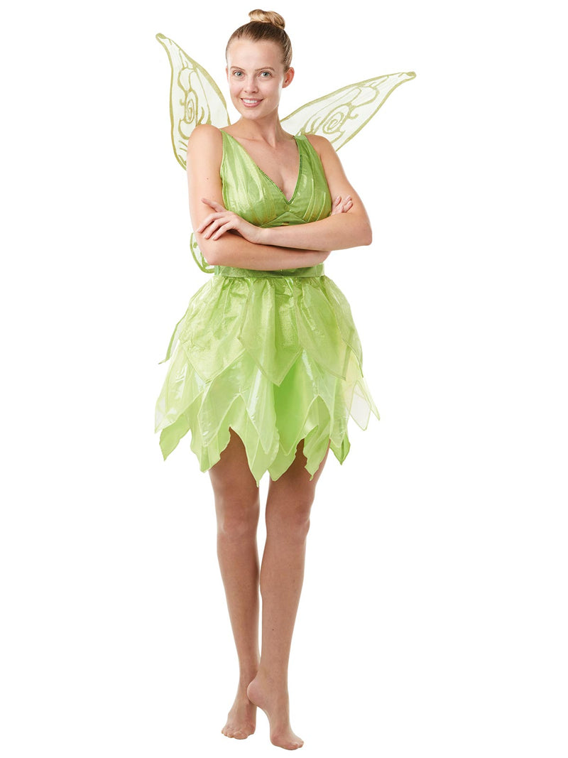Tinker Bell Deluxe Costume Womens Green -3