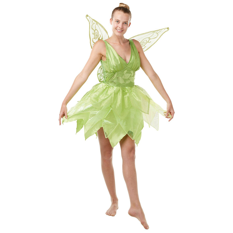 Tinker Bell Deluxe Costume Womens Green -1