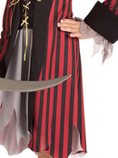 Caribbean Princess Costume Womens Red -3