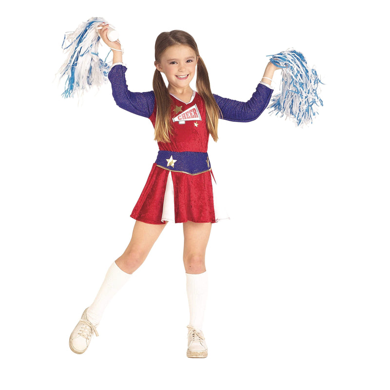 Retro Cheerleader Girls Red -5