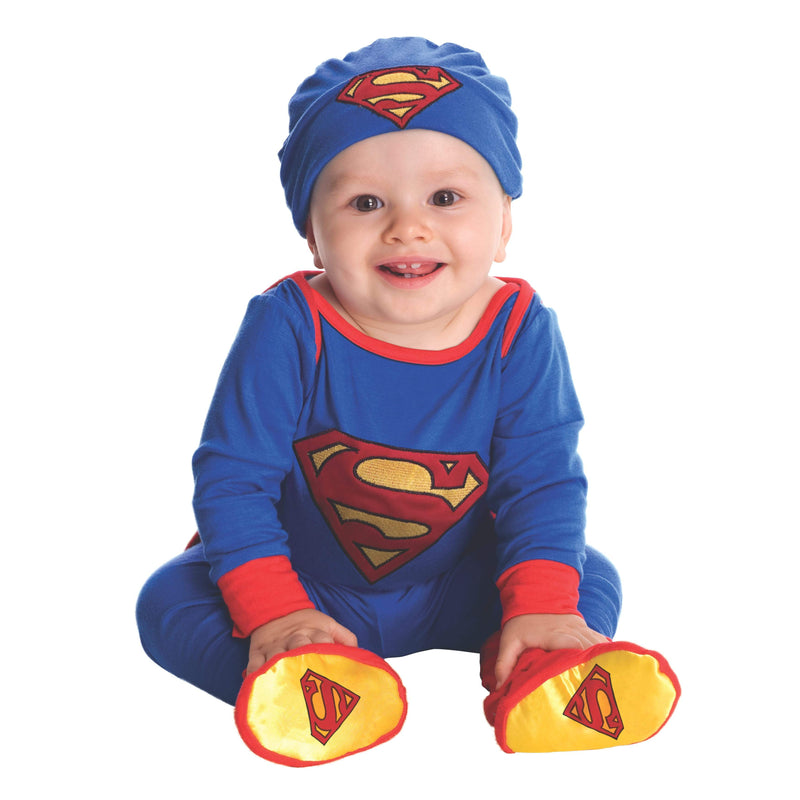 Superman Onesie Boys Blue -3