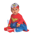 Wonder Woman Onesie Baby Girls Red -1