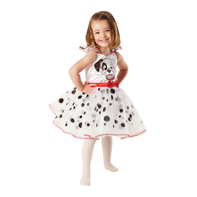101 Dalmatians Deluxe Costume Child Girls White -1