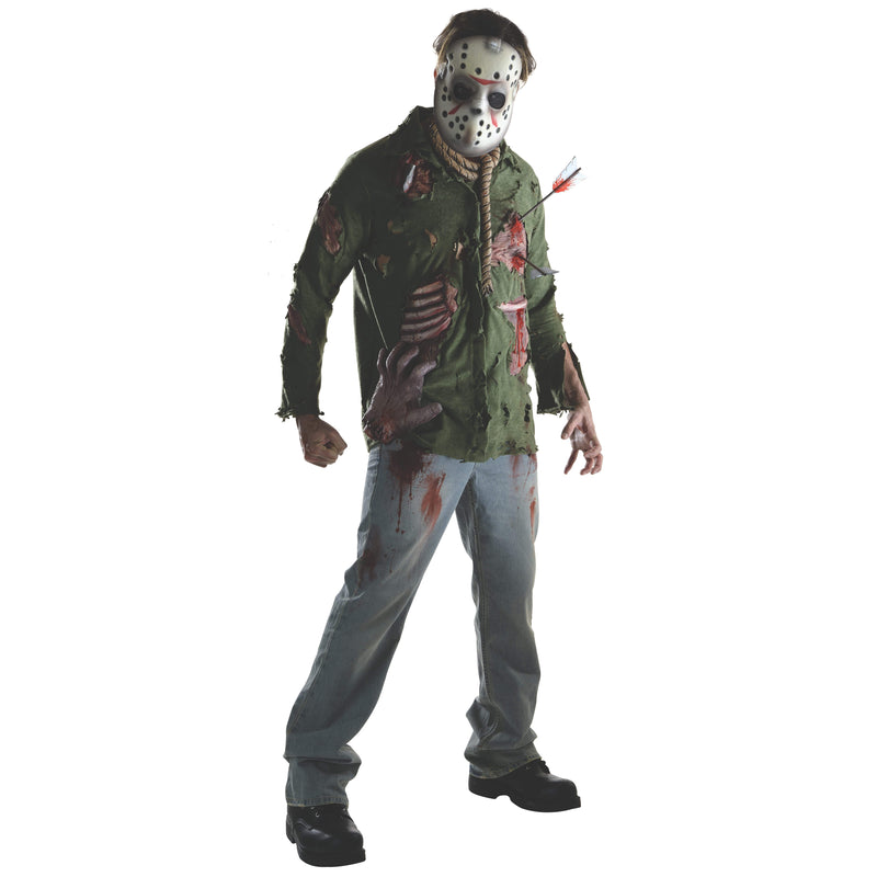 Jason Deluxe Costume Mens Green -6