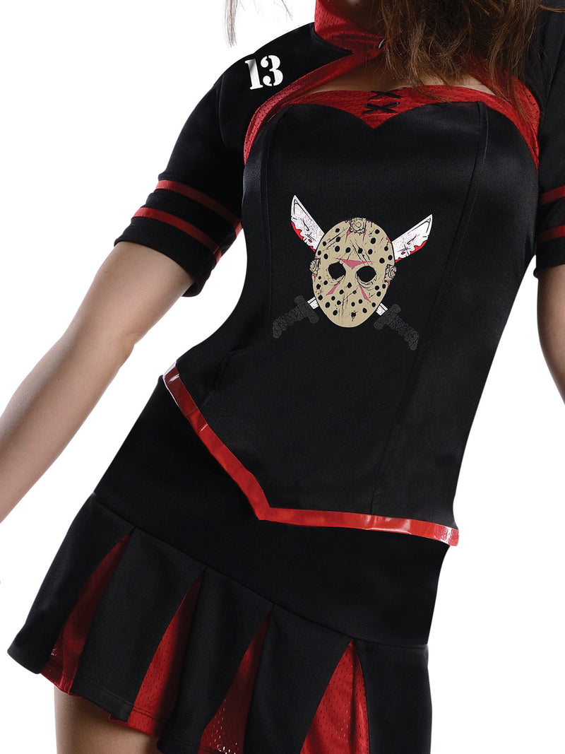 Jason Cheerleader Secret Wishes Corset Costume Adult Unisex