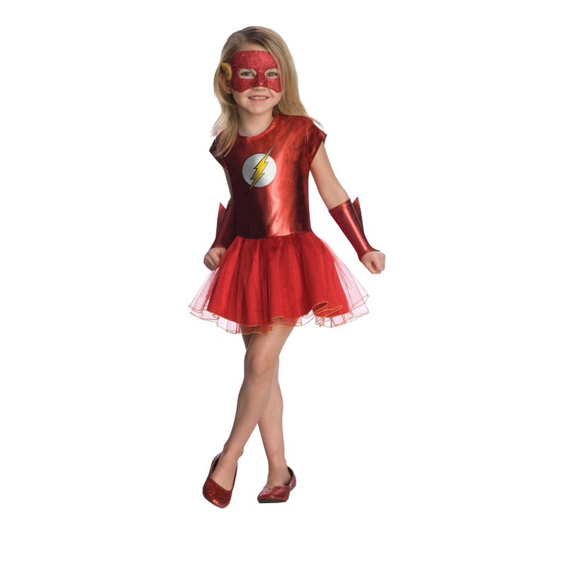 The Flash Costume Child Girls Red