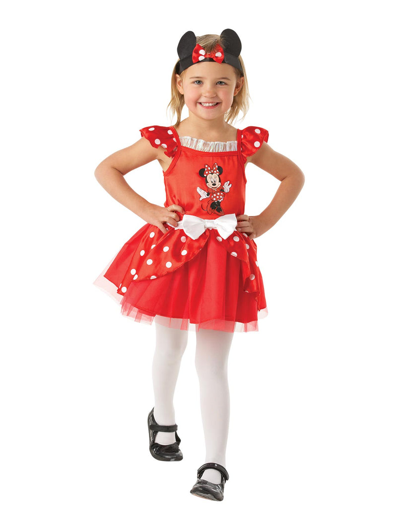 Minnie Mouse Costume Toddler Girls Red -2