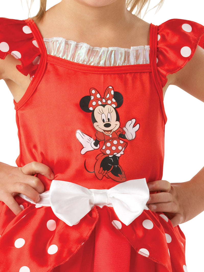Minnie Mouse Costume Toddler Girls Red -3