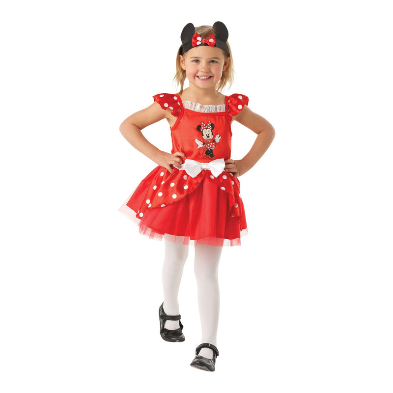 Minnie Mouse Costume Toddler Girls Red -1
