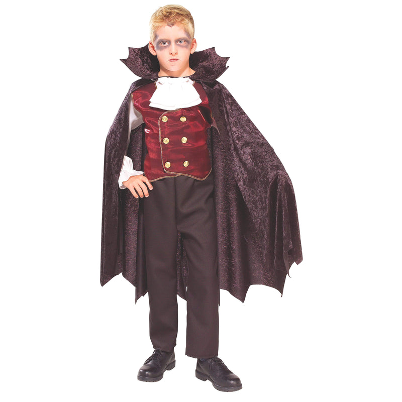 Vampire Deluxe Costume Child Unisex Red