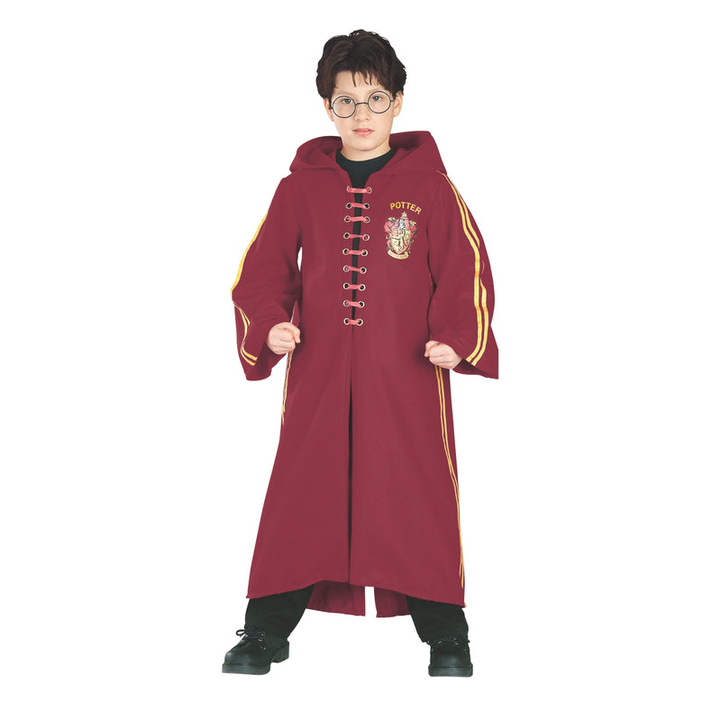 Quidditch Deluxe Robe Child Unisex Red -5