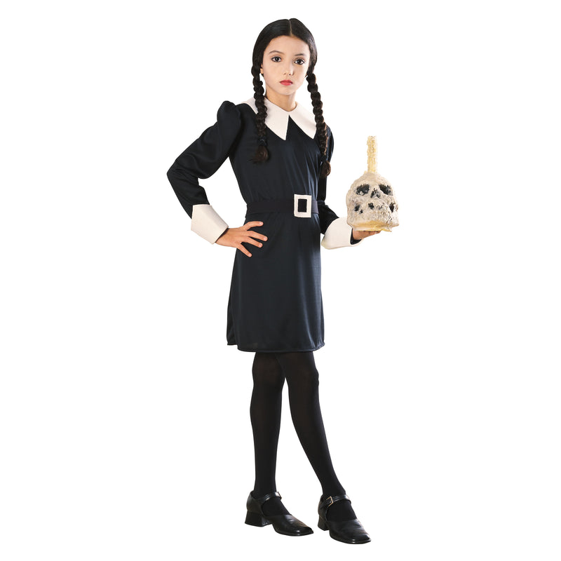 Wednesday Addam's Costume Child Girls -1