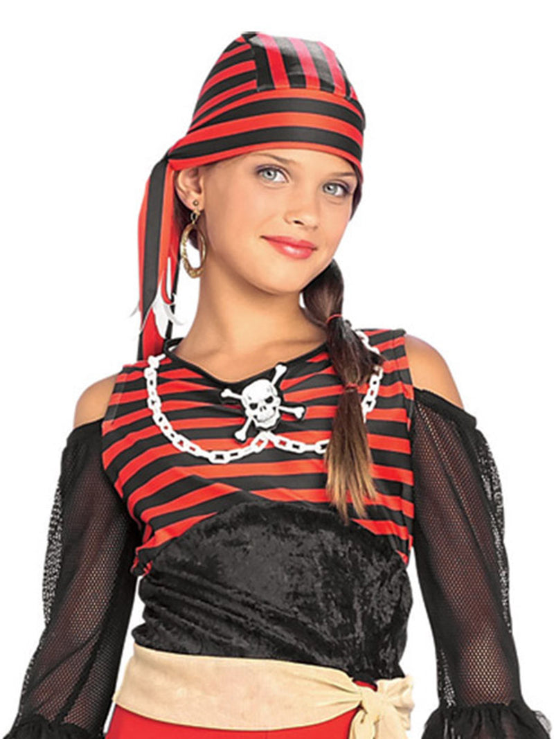 Sea Maiden Child Costume Girls Red -2