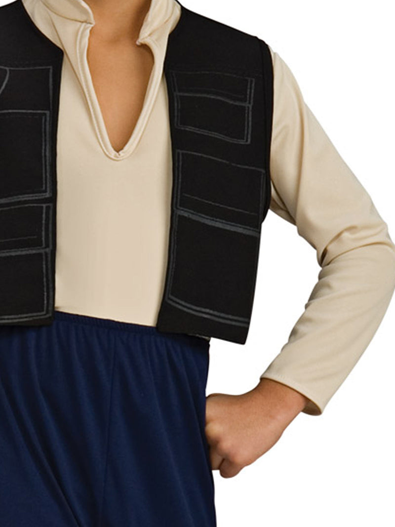 Han Solo Deluxe Costume Boys White -2