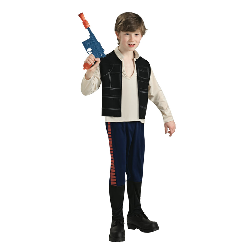 Han Solo Deluxe Costume Boys White -5